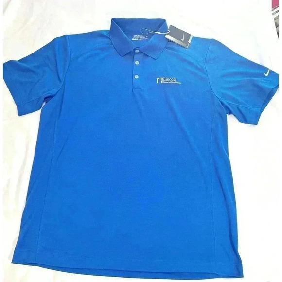 Nike Men's Golf Polo Blue Dri Fit Standard Fit Size XL NWT - Picture 1 of 5
